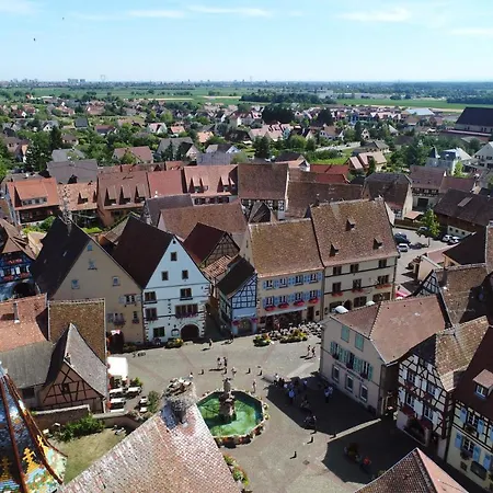 Gîte au château fleuri Eguisheim Quarto foto